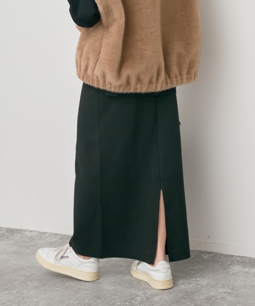 「Spick & Span」 ニットスカート 38 チャコールグレー レディース_画像6