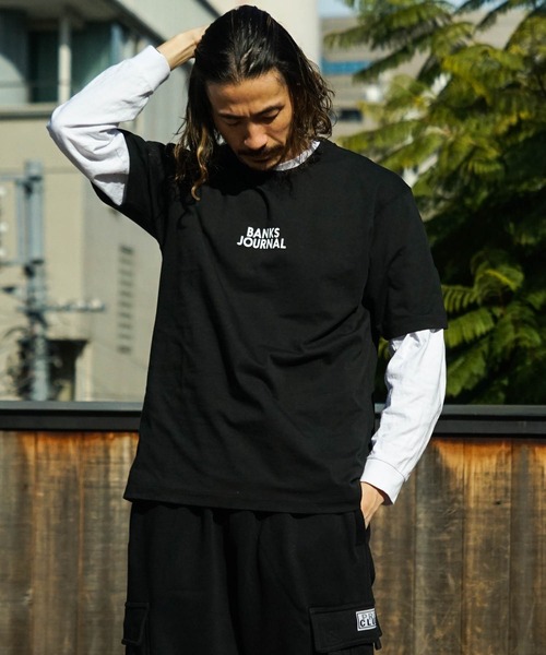 「BANKS」 半袖Tシャツ LARGE ライトグリーン メンズ_画像3