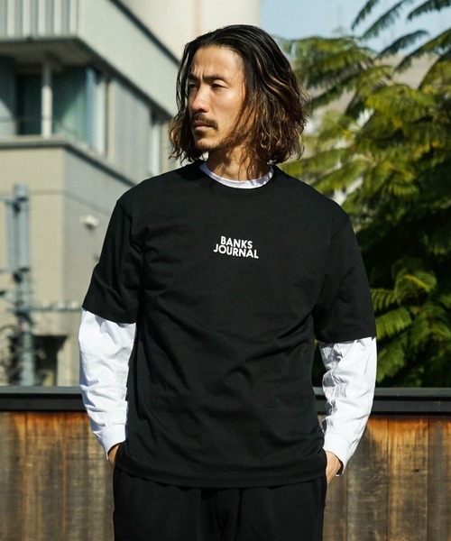 「BANKS」 半袖Tシャツ LARGE ライトグリーン メンズ_画像5
