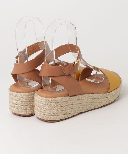 「Clarks」 ヒールサンダル 24.5cm ブラウン レディース_画像2