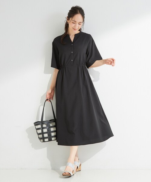 SHOO・LA・RUE（シューラルー） ワンピース 半袖 「洗濯機可/S-LL