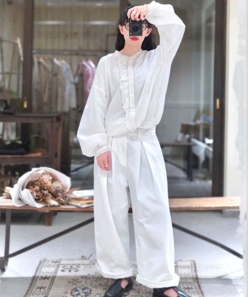 「JOURNAL STANDARD LUXE」 長袖ブラウス FREE ブラック レディース_画像5