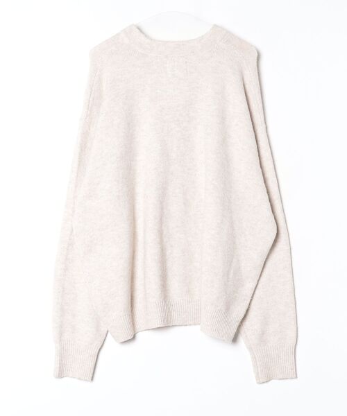 「EMMA CLOTHES」 ニットカーディガン M ベージュ メンズ_画像2
