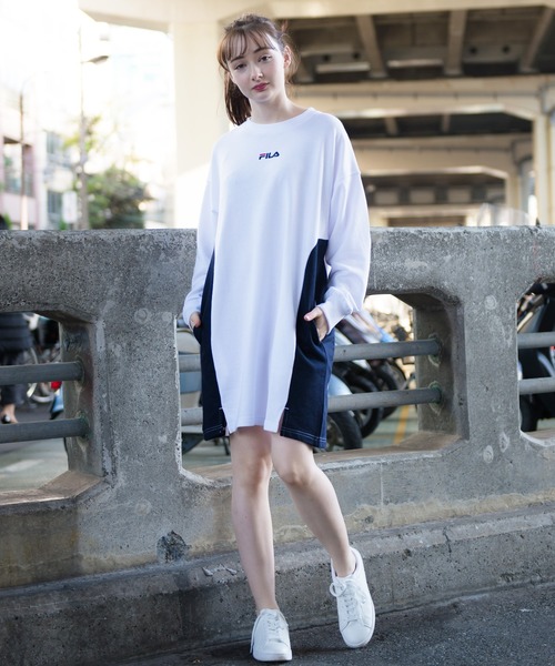 FILA ワンピース 【FILA／フィラ】スウェット : ZOZOTOWN Yahoo