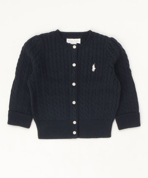 カーディガン ケーブルニット コットン カーディガン RALPH ラルフ カーディガン ケーブルニット コットン POLO LAUREN CHILDRENSWEAR，ポロ ローレン