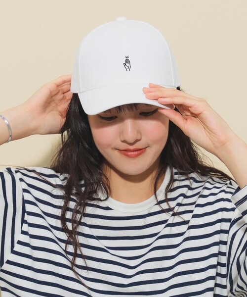 公式の店舗 HEART BEAMS キャップ ロゴ 「4色展開」ハンドサイン 帽子 帽子