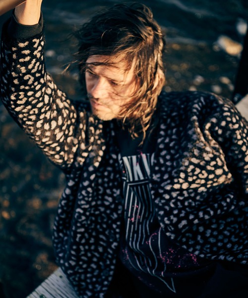 glamb カーディガン Fuzzy Leopard Cardigan / ファジー