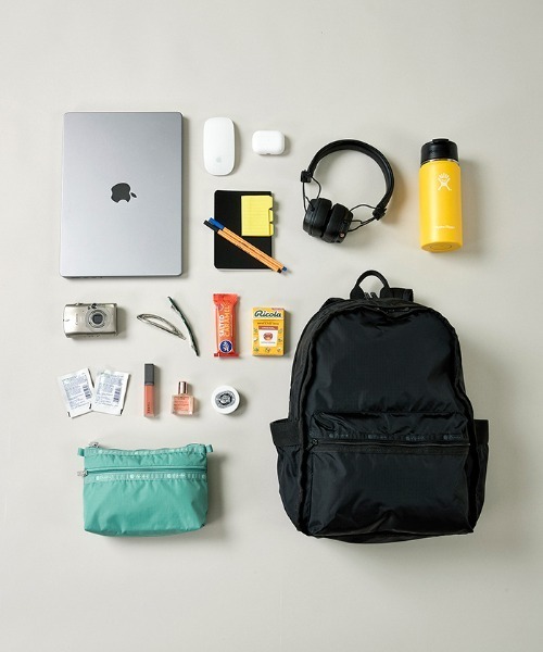 ROUTE BACKPACKリサイクルドブラックJP ROUTE BACKPACK/リサイクルドブラックJP / LeSportsac