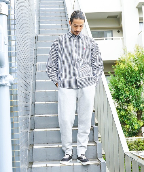 【美品】BRIEFING ストライプ ポロ MEN'S LOGO LINE POLO （リラックスフィット）（メンズサイド