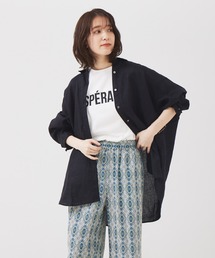 リネン2wayカシュクールオーバーシャツ リネン2wayカシュクールオーバーシャツ｜abahouse mavie