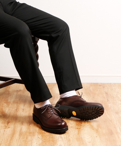 【美品】PADRONE DERBY PLAIN TOE WATER PROOF DERBY PLAIN TOE SHOES (WATER PROOF LEATHER) | ANOTHER LOUNGE