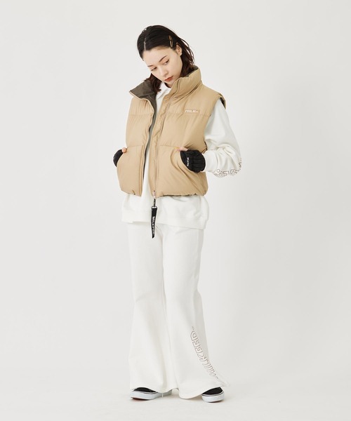 MILKFED. ミルクフェド アウター ジャンパー ベスト ダウンベスト MILKFED. ダウンベスト ベスト REVERSIBLE PUFFER VEST