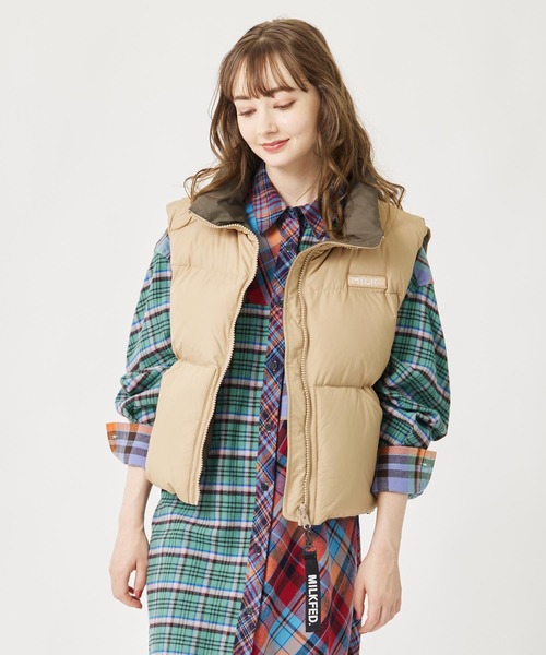 MILKFED.（ミルクフェド）の「REVERSIBLE PUFFER VEST（ダウン