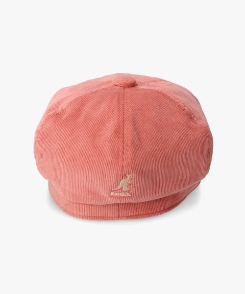 【人気】THE HWDOG&CO ピンク 春色 ハンチング キャスケット 帽子 KANGOL（カンゴール） 帽子 キャスケット KANGOL CORD SPITFIRE