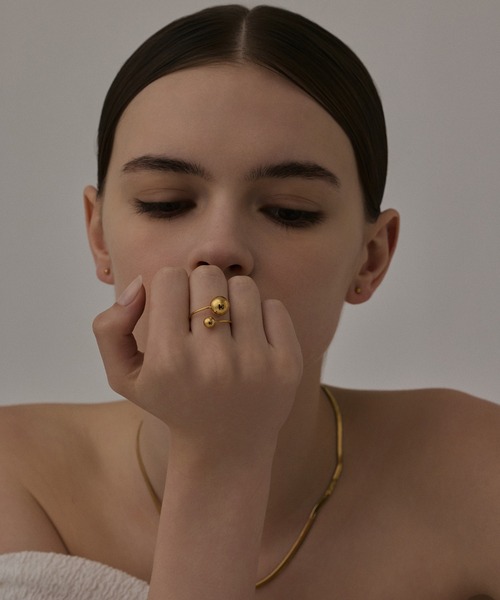 CENE（セネ） 指輪 リング 「CENE」セネ/ダブルボールリング