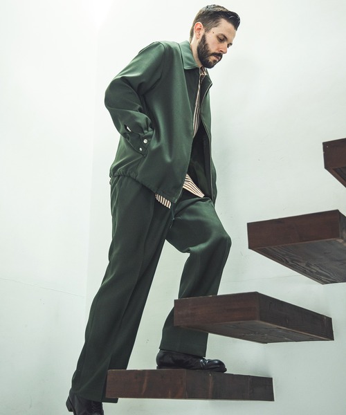 ジャケット ブルゾン MR.OLIVE ミスターオリーブ / RETRO POLYESTER TWILL ZIP UP COACH JACKET レト MR OLIVE ミスターオリーブ RETRO POLYESTER TWILL ZIP UP COACH JACKET