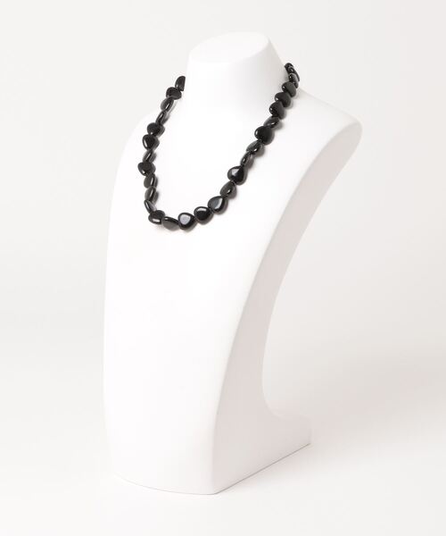 ネックレス JewCas オニキス ハートBlack heart ネックレス「JC4536