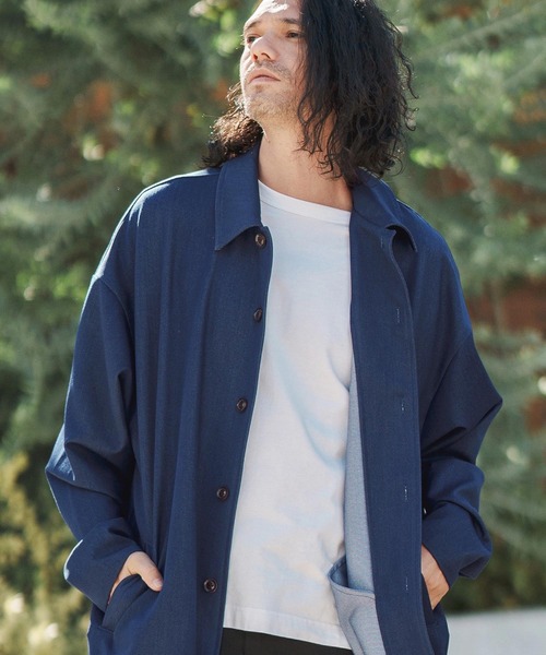 CAMBIO コート ジャケット mj9736- TR Stretch Denim Shop Coat