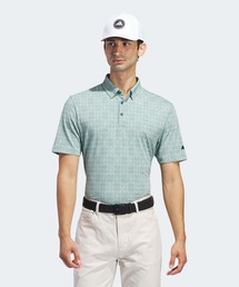 adidasgolf 柄シャツ adidas（アディダス） ポロシャツ GO-TO ノベルティープリントシャツ