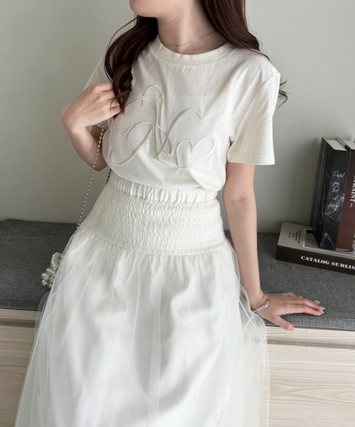 rnieです　美品 Loungedress バックロゴシャツブルゾン Loungedress】バックロゴシャツブルゾン | OUTLET(アウトレット