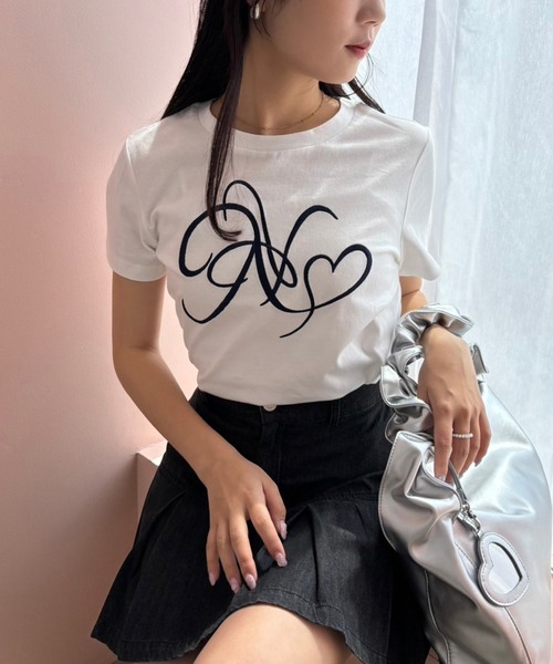 訳あり超特価の通販 one after another NICE CLAUP tシャツ Tシャツ イニシャル トップス