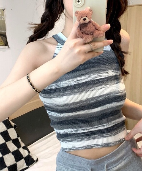 ❤️新品タグ付きエストネーション❤️ リボンドリアンノースリーブニット zz-5110912050333_419-5.jpg?