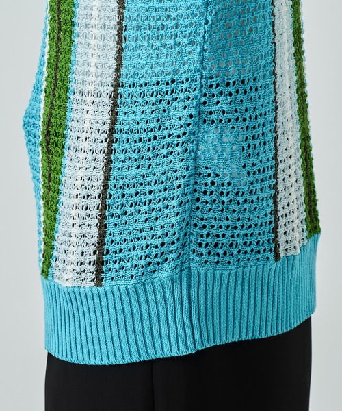 ＊韓国＊［FRAGFARM］I♡F tee 2color S-XL F-LAGSTUF-F セーター ニット STRIPE S/S H/Z SUMMER SWEATER