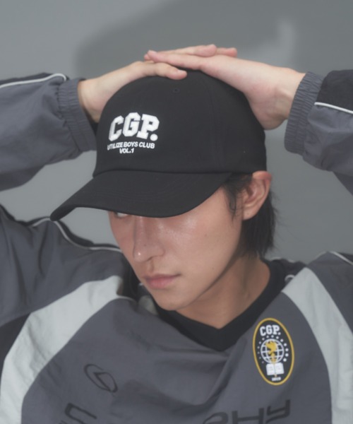 [CODEGRAPHY]★韓国人気★Square logo washing color ball cap CODEGRAPHY]☆韓国人気☆Square logo washing color ball cap