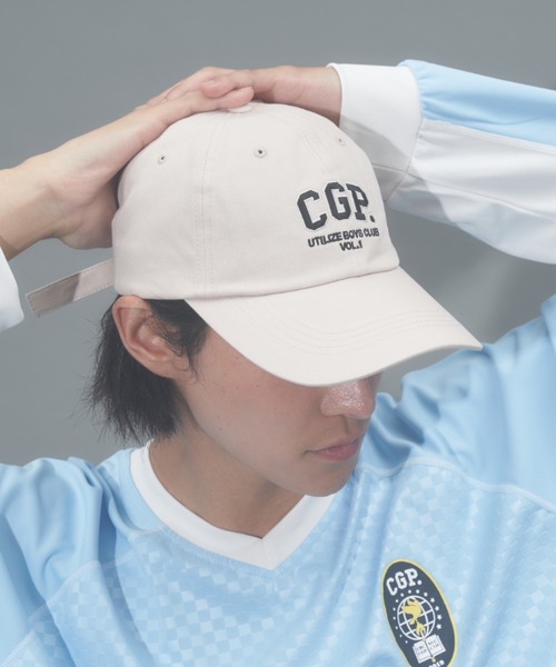 [CODEGRAPHY]★韓国人気★Square logo washing color ball cap CODEGRAPHY]☆韓国人気☆Square logo washing color ball cap