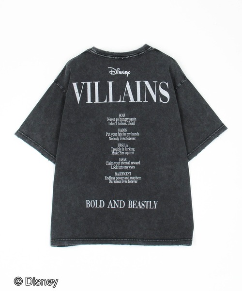 tシャツ ディズニーヴィランズプリントTシャツ レディース