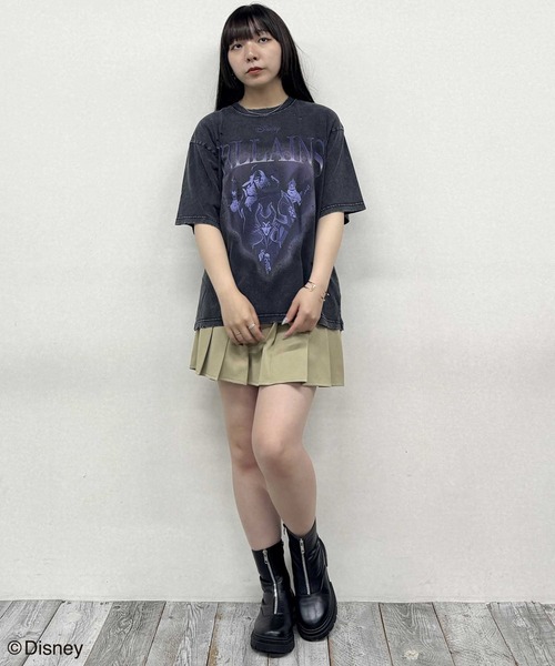 tシャツ ディズニーヴィランズプリントTシャツ レディース