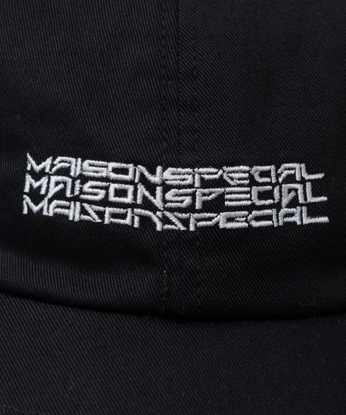MAISON SPECIAL キャップ 帽子 「UNISEX」6 Panel Logo Cap/6