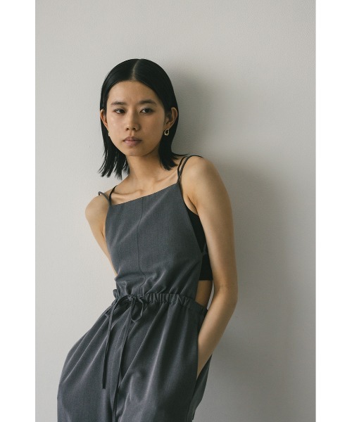 STYLEMIXER オールインワン バックストリングサロペット
