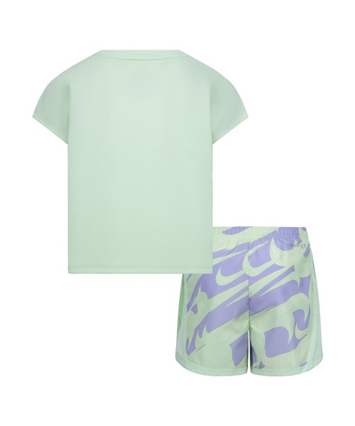 大人気! NIKE キッズ Tシャツ ショートパンツ セットアップ 女の子 NIKE tシャツ 「NIKE」NKG HAPPY CAMPER SPRINTER SET/Tシャツ