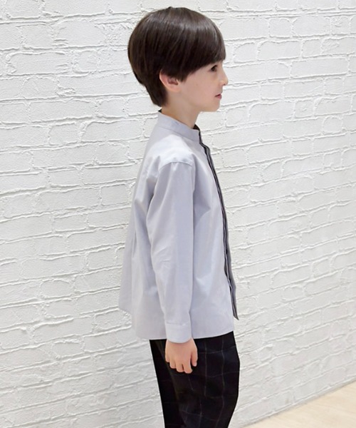 CHOPIN（ショパン） ブラウス シャツ 「WEB限定」比翼バンドカラー