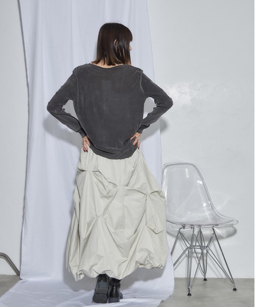 leimn スカート タックバルーンスカート : ZOZOTOWN Yahoo!店