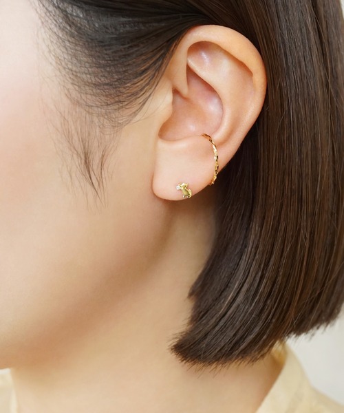 TAKE-UP セカンドピアス K18 ハーフピアス ネコ TAKE-UP ピアス 「 Solo Pierce」「 セカンドピアス」 K18
