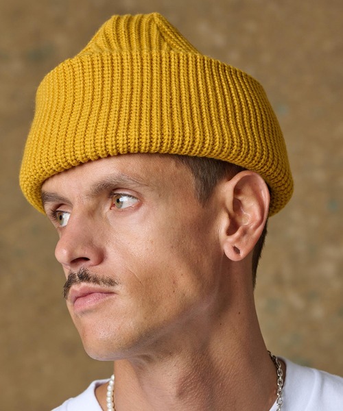 THEOREM ニット帽 ニットキャップ mko12358-Wide Turn Back Knit Cap