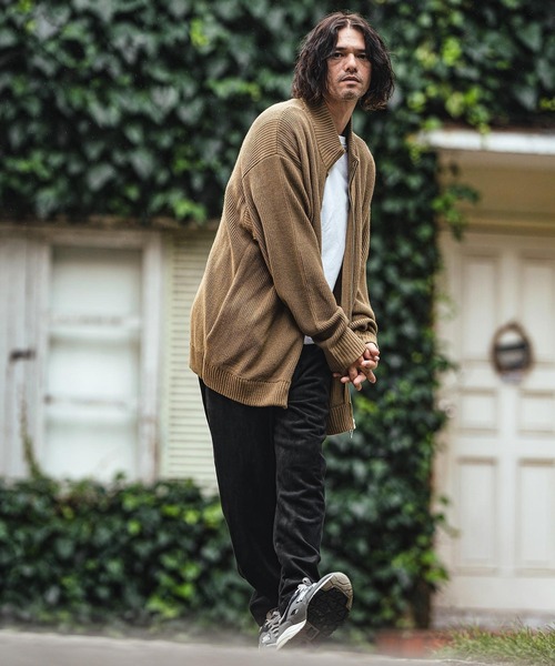 CAMBIO（カンビオ） セーター ニット mcg3555- Half Cardigan Drivers