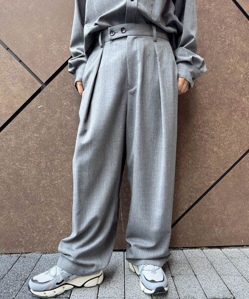JOURNAL STANDARD LUXE パンツ ツイル 1タックパンツ レディース