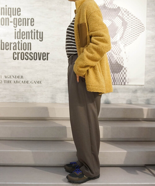 JOURNAL STANDARD LUXE パンツ ツイル 1タックパンツ レディース