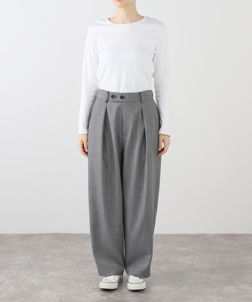 THE JOURNAL STANDARD THE UNION ダックパンツ JOURNAL STANDARD LUXE パンツ ツイル 1タックパンツ レディース