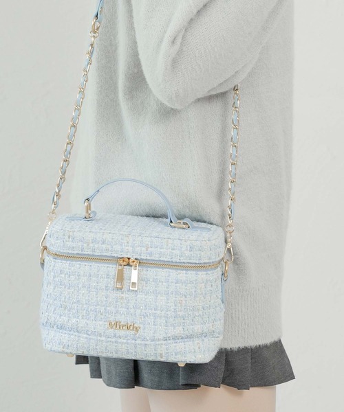 Miridy ショルダーバッグ バッグ 「apres jour×Miridy」ツイード