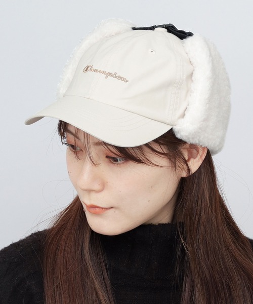 Champion キャップ 帽子 コットンナイロン タフタ ボアイヤー