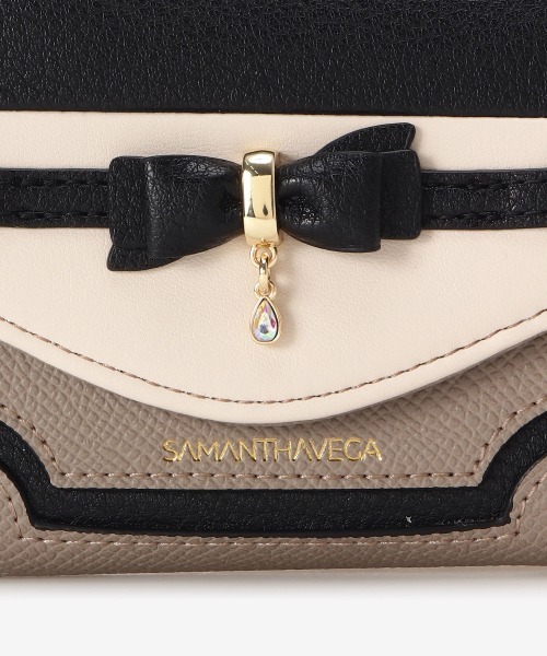 Samantha Vega 財布 フロントリボンベルト折財布 レディース