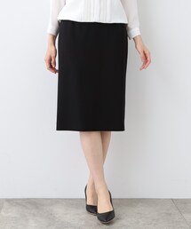 【美品】INDIVI スーツセットアップ スカート ストレッチ 洗える 40 INDIVI（インディヴィ） スカートスーツ 「洗える/UVケア/エコ/日本製