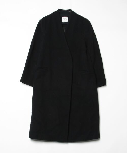 美品 UNITED TOKYO ノーカラー コート ブラック L UNITED TOKYO（ユナイテッドトウキョウ） ノーカラーコート 1 ブラック