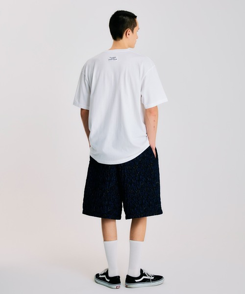 パンツ noise NOISEMAKER パンツ メタリックワイドパラシュートパンツ「Made