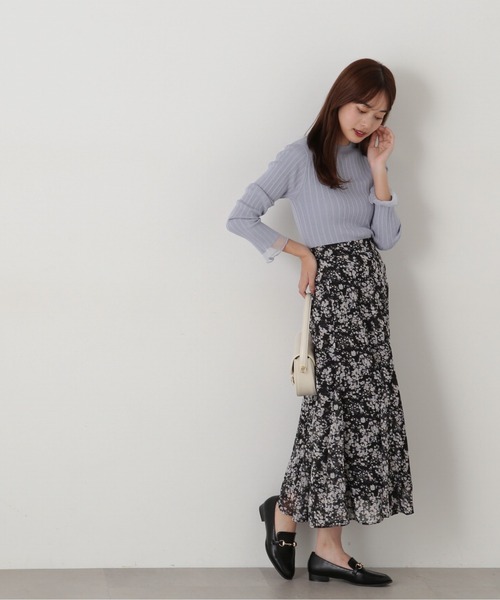 PROPORTION BODY DRESSING ニット セーター 袖シアーリブニット