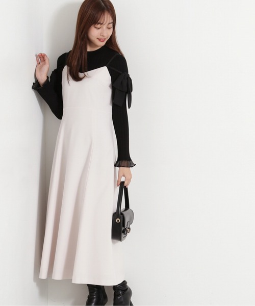 PROPORTION BODY DRESSING ニット セーター 袖シアーリブニット